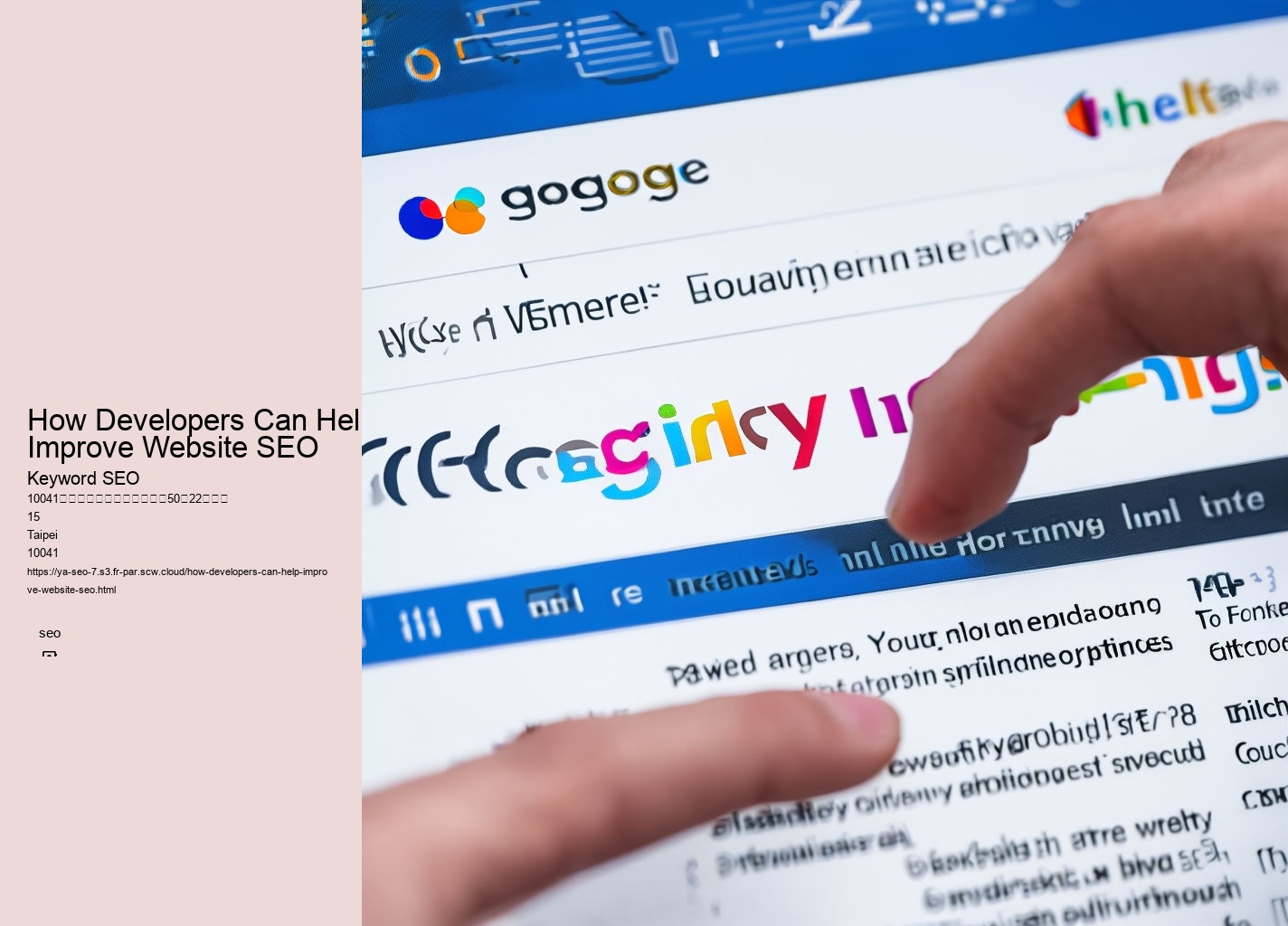 How Developers Can Help Improve Website SEO