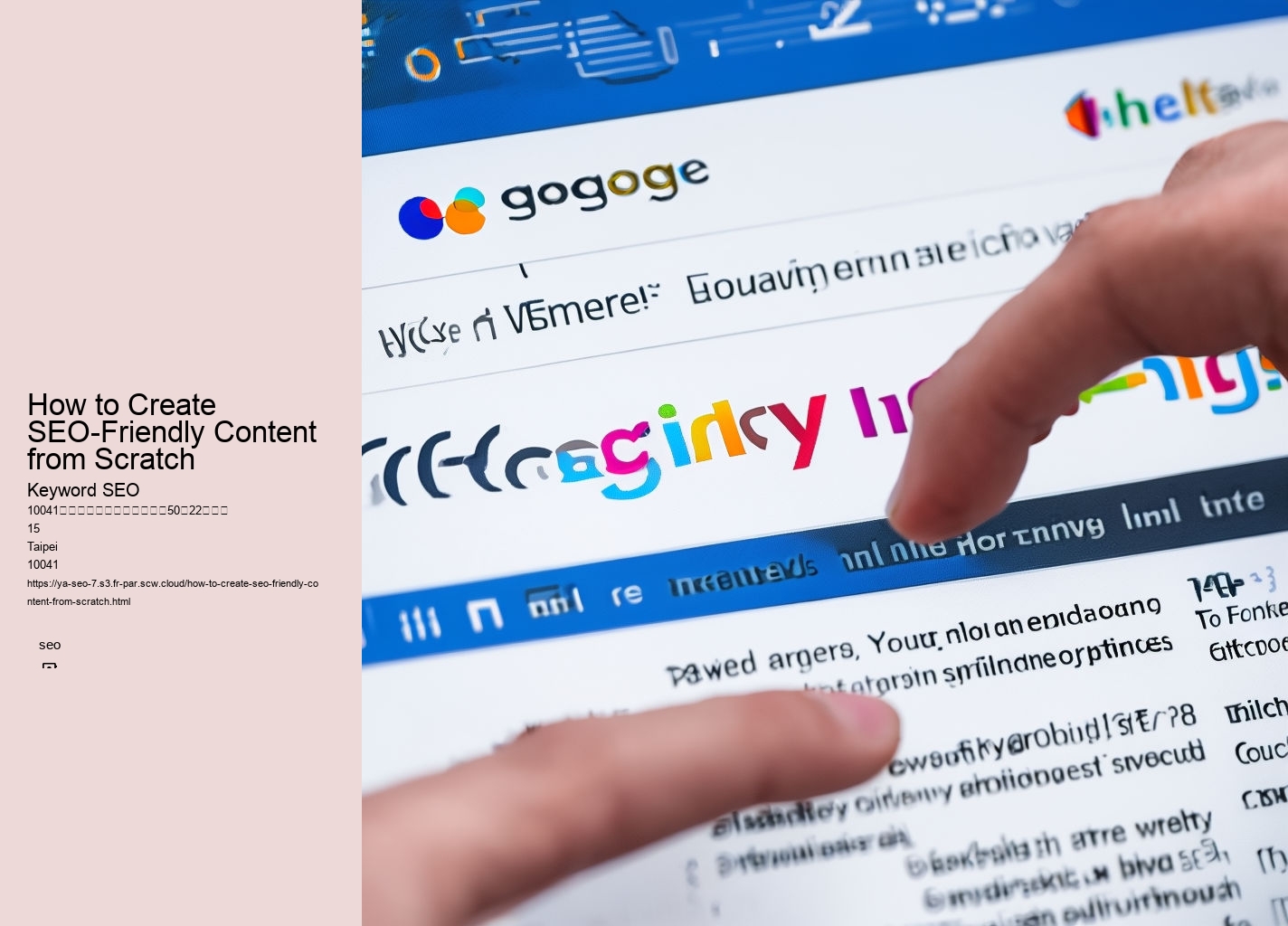 How to Create SEO-Friendly Content from Scratch