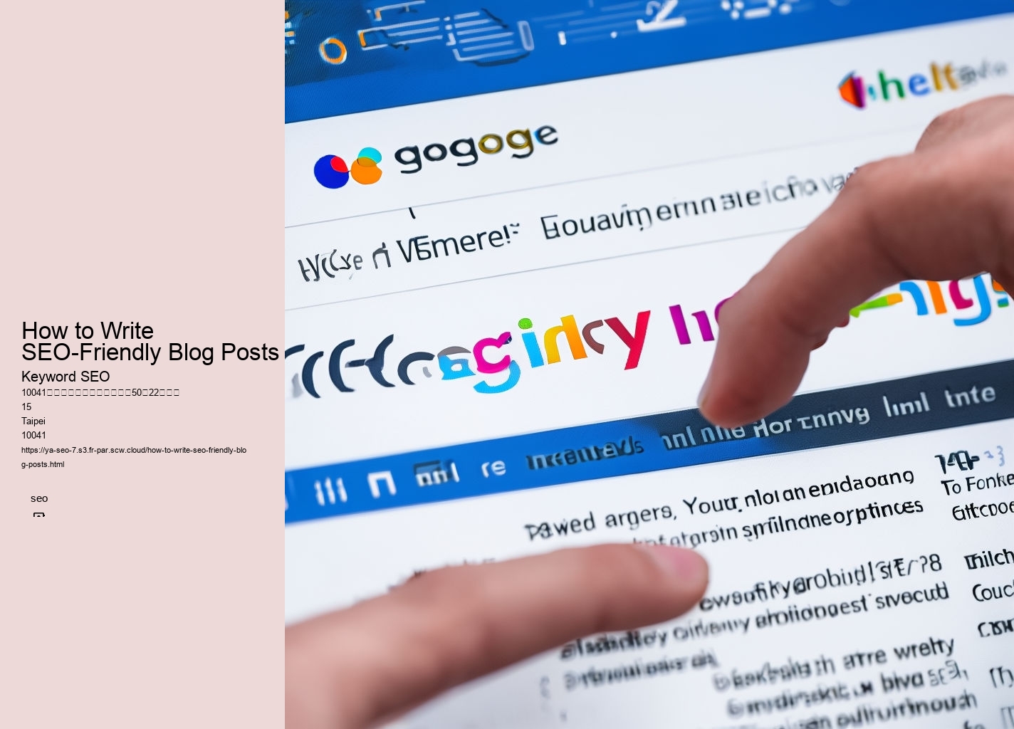 How to Write SEO-Friendly Blog Posts